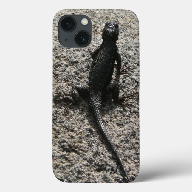 Schwarze Eidechse Case-Mate iPhone Hülle (Rückseite)