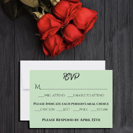 Schwarze Einhorn-Lila Rote Blume RSVP Karte