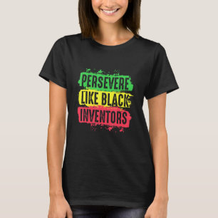 Schwarze Erfinder halten die afrikanische amerikan T-Shirt
