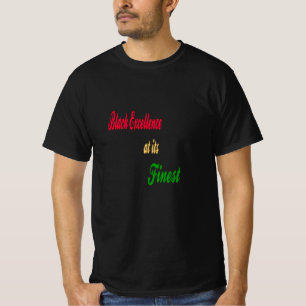 Schwarze Exzellenz auf dem besten Stand T-Shirt
