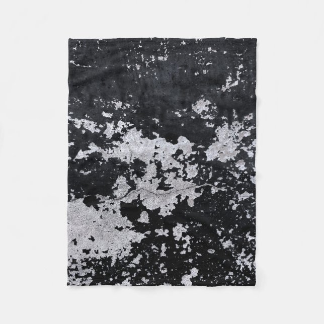 Schwarze Farbe in Chip Fleecedecke (Vorderseite)