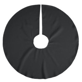 Schwarze Farbe Polyester Weihnachtsbaumdecke