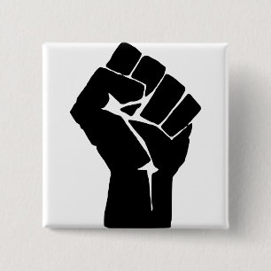 Schwarze Faust ausgelöst - Widerstand Button