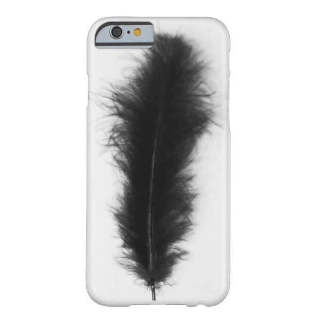 Schwarze Feder Case-Mate iPhone Hülle (Rückseite)