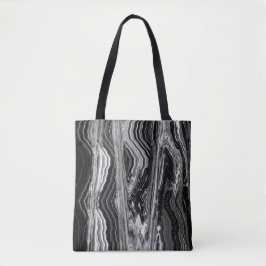Schwarze Felsen-Taschen-Tasche durch Künstler C.L. Tasche