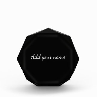 Schwarze feste Hinzufügen Name Text Nachricht hier Fotoblock