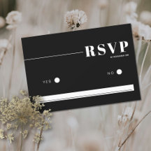 Schwarze fette und schicke Typografie minimalistis