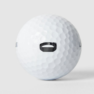 Schwarze Fitness Golfball