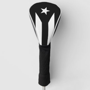 Schwarze Flagge von Puerto Rico Golf Headcover