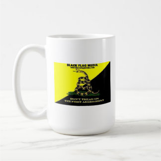 Schwarze Flaggen-Medium-Kaffee-Tasse Kaffeetasse
