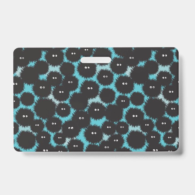 Schwarze Flaute-Monster Ausweis (Vorderseite)