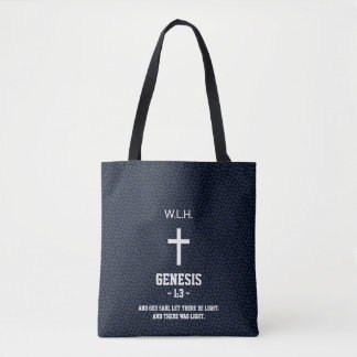 Schwarze Flecks Muster Bibel Kapitel Verse Christl Tasche