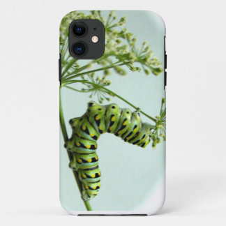 Schwarze Frack-Raupe, die Petersilie isst Case-Mate iPhone Hülle