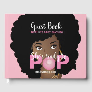 Schwarze Frau, Bereit zum Pop, Bubblegum, Rosa Gästebuch