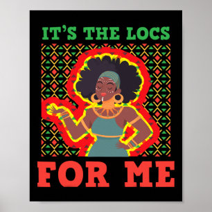 Schwarze Frau Es ist die Lokalität für mich Afrika Poster