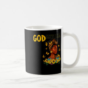 Schwarze Frau Gott sagt, ich bin Bibelvers Sonnenb Kaffeetasse