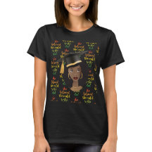 Schwarze Frau Graduation Cap, sie glaubte, sie kön