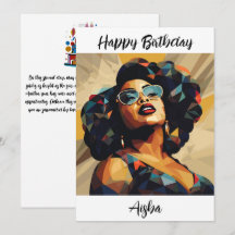 Schwarze Frau: Kubistische Kunst