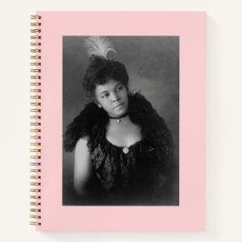 Schwarze Frau mit Schlange Notizbuch