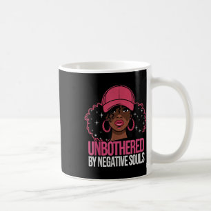 Schwarze Frau unbedacht Afrikanische Afro Queen Kaffeetasse