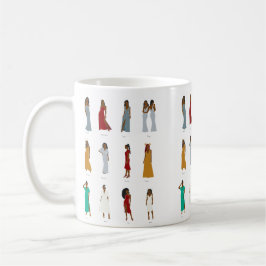Schwarze Frau Zodiac Astrologie Tasse