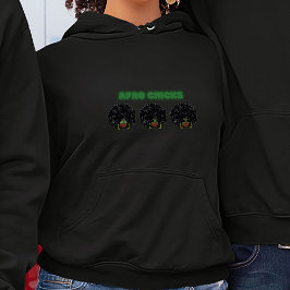 Schwarze Frauen, Afro-Chicks - Frauenhund Hoodie