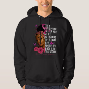 Schwarze Frauen Brustkrebs im Sturm Oc Hoodie