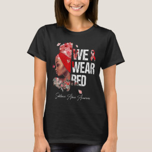 Schwarze Frauen, die wir mit roter Substanz Missbr T-Shirt