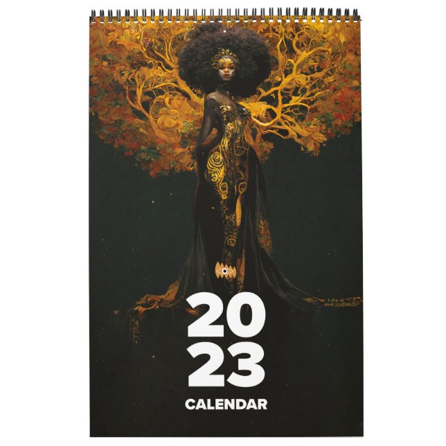 Schwarze Frauen feiern: Ein künstlerischer Kalende Kalender (Titelbild)