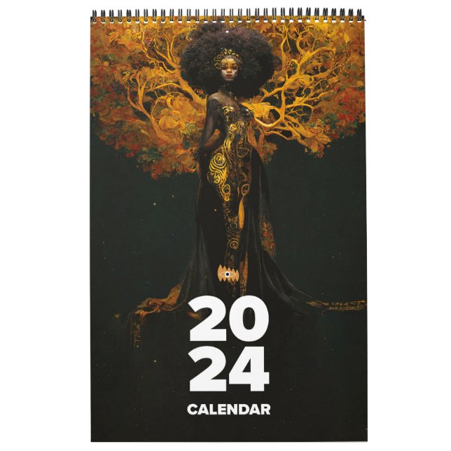 Schwarze Frauen feiern: Ein künstlerischer Kalende Kalender (Titelbild)