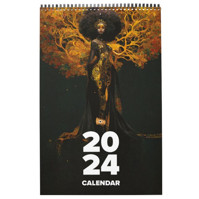 Schwarze Frauen feiern: Ein künstlerischer Kalende Kalender (Titelbild)