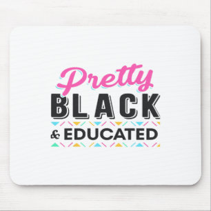 Schwarze Frauen Hübsch Und Gebildet Schwarze Gesch Mousepad