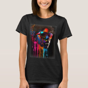 Schwarze Frauen Königin Melanin tropfende Kunst sc T-Shirt