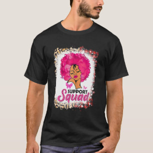 Schwarze Frauen Königin unterstützen Squad Brustkr T-Shirt
