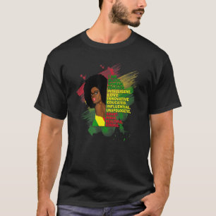 Schwarze Frauen Lehrer Magie Stolz Schwarze Geschi T-Shirt