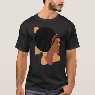 Schwarze Frauen Melanin Girl Internationaler Fraue T-Shirt