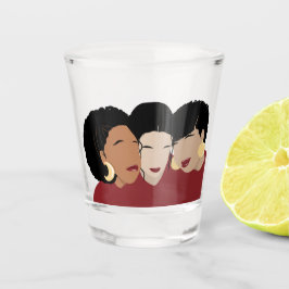 Schwarze Frauen, Schwesternfreunde Schnapsglas