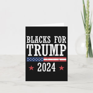 Schwarze für die Präsidentschaftswahl 2024 von Tru Karte