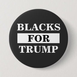 Schwarze für Trump Button