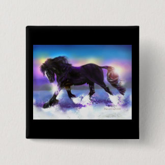 Schwarze Fuß-Grafschaft Button