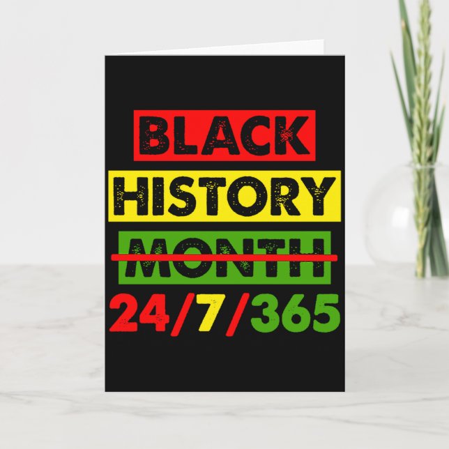Schwarze Geschichte 24 7 365 Afrika Karte Bhm Stol (Vorderseite)