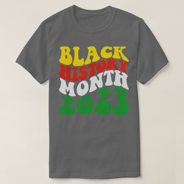 Schwarze Geschichte 5 T-Shirt (Design vorne)