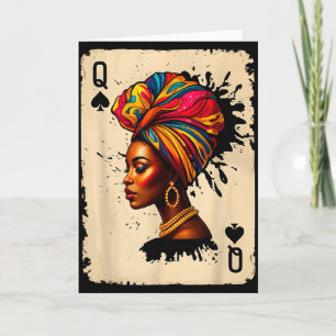 Schwarze Geschichte Afrikanische Melanin-Königin K Karte