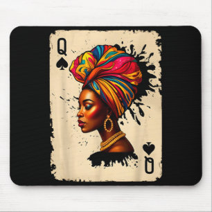 Schwarze Geschichte Afrikanische Melanin Königin K Mousepad