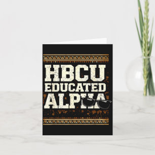 Schwarze Geschichte Afrikanisches Hbcu Gebildetes Karte