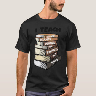 Schwarze Geschichte Afroamerikanischer Erzieher Le T-Shirt