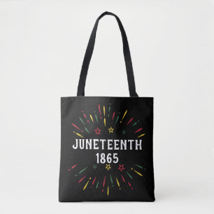 Schwarze Geschichte Afroamerikanischer Juneteenth Tasche