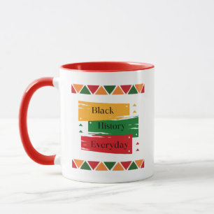 Schwarze Geschichte Alltägliche Tasse