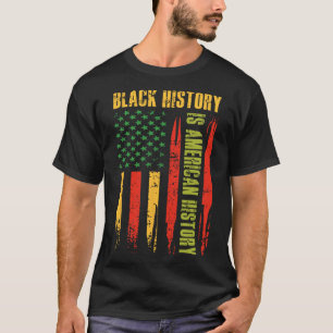 Schwarze Geschichte Amerikanische Geschichte Us-Fl T-Shirt