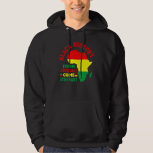 Schwarze Geschichte aus dem Kampf kommt Kraft BLM Hoodie